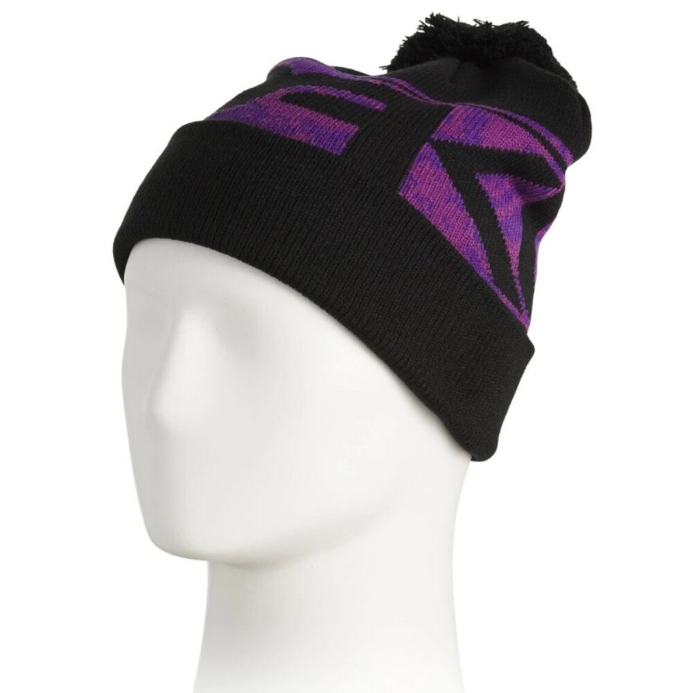 Oakley Wanderlust Pom Pom Beanie Adult Snowboarding Skiing Tubing Blackout